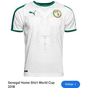 Puma Senegal Home Shirt World Cup 2018 XXL White & Green authentic